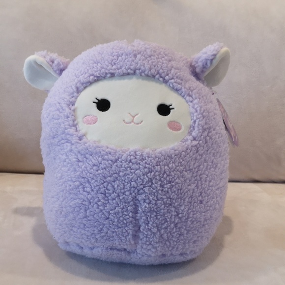 FuzzAMallows Squishmallow Lydia purple lamb 12 inches - Picture 1 of 4